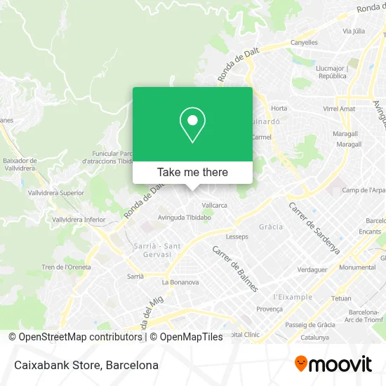 Caixabank Store map