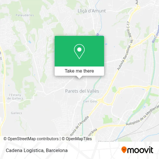 Cadena Logistica map