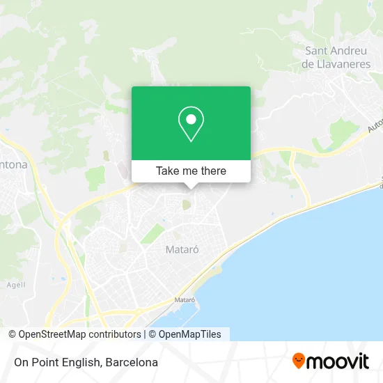 On Point English map
