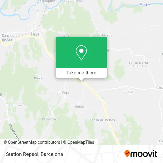 Station Repsol map