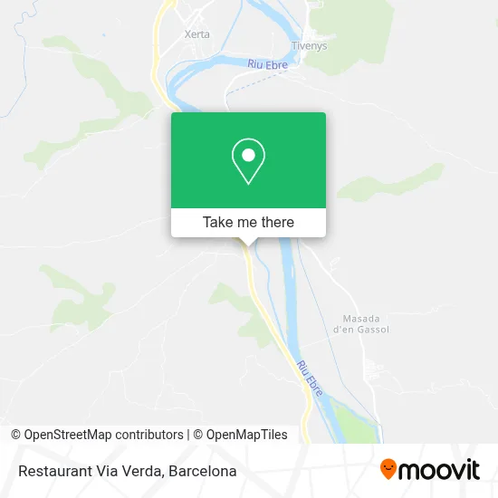 Restaurant Via Verda map