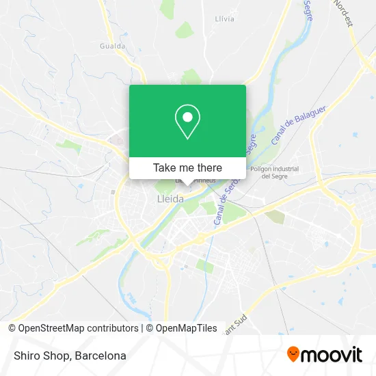 Shiro Shop map