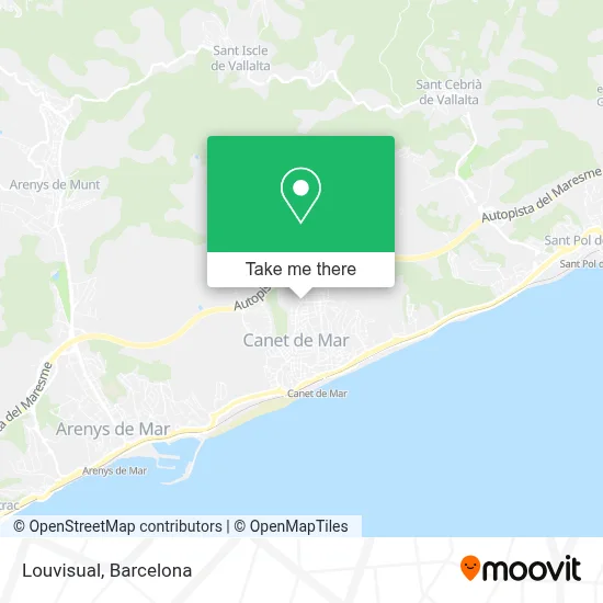Louvisual map