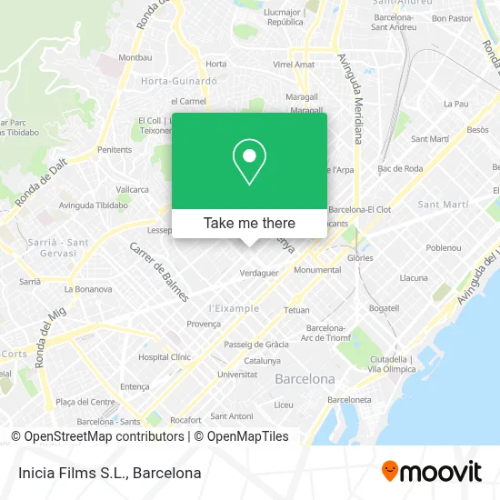 Inicia Films S.L. map