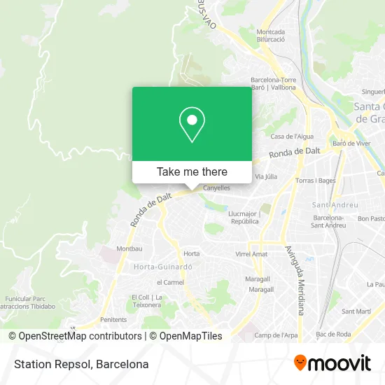Station Repsol map