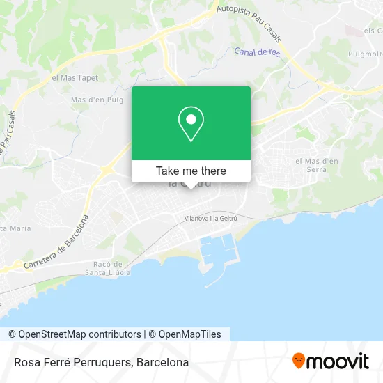 Rosa Ferré Perruquers map