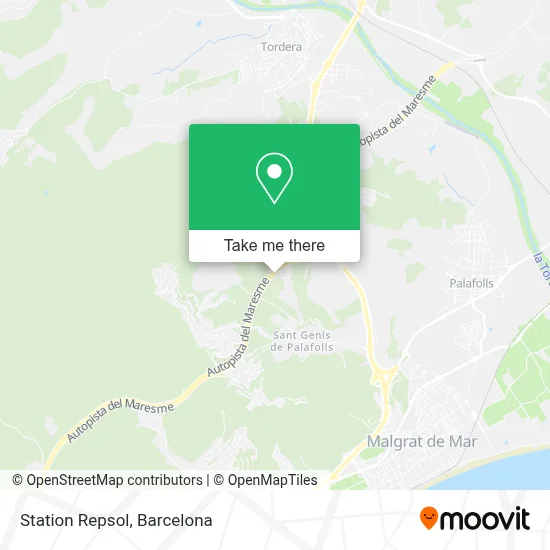Station Repsol map
