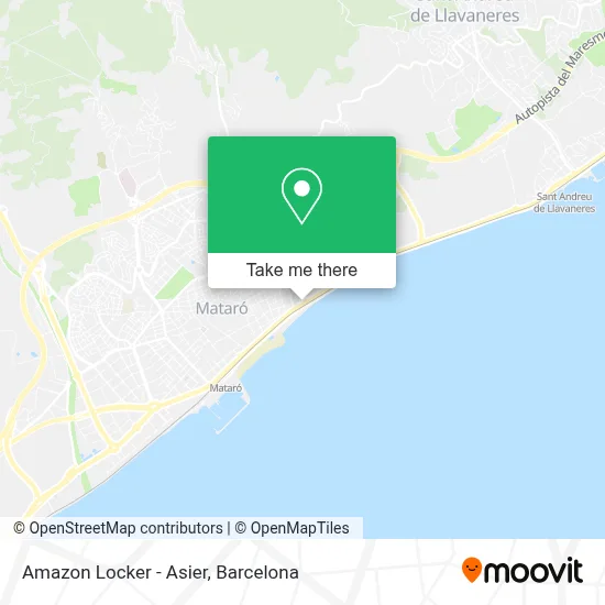 Amazon Locker - Asier map