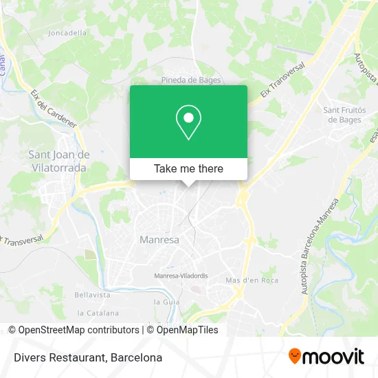 Divers Restaurant map