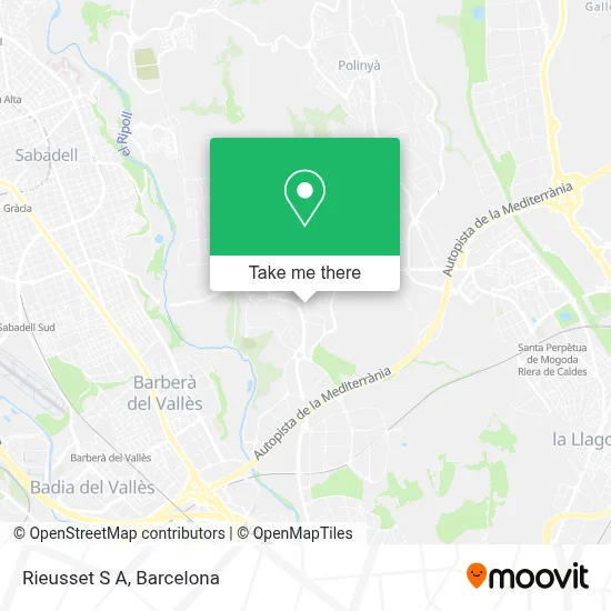 Rieusset S A map