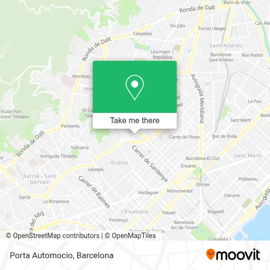 Porta Automocio map