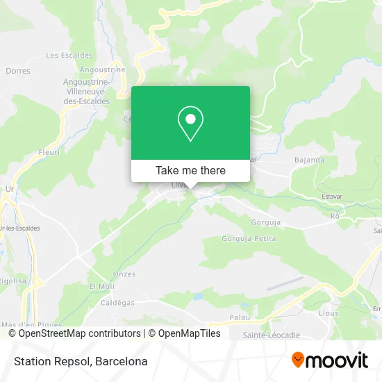 Station Repsol map