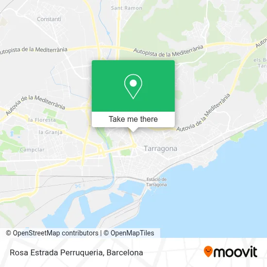 Rosa Estrada Perruqueria map