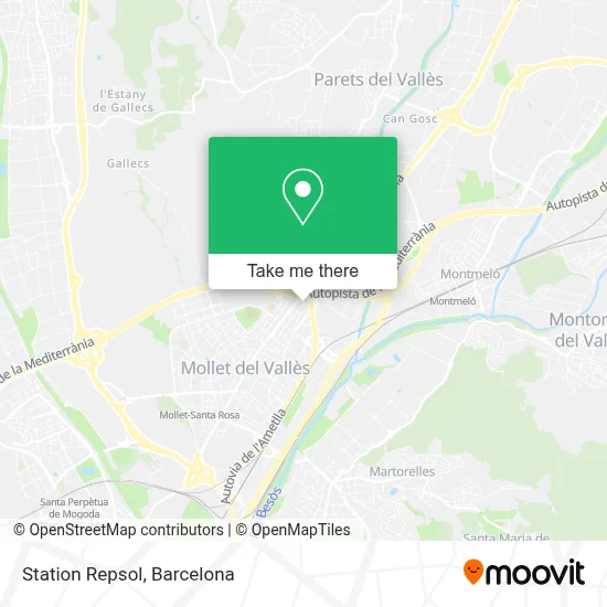 Station Repsol map