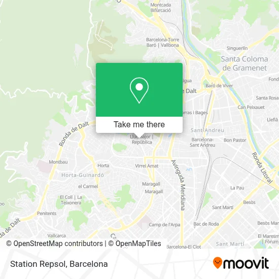 Station Repsol map