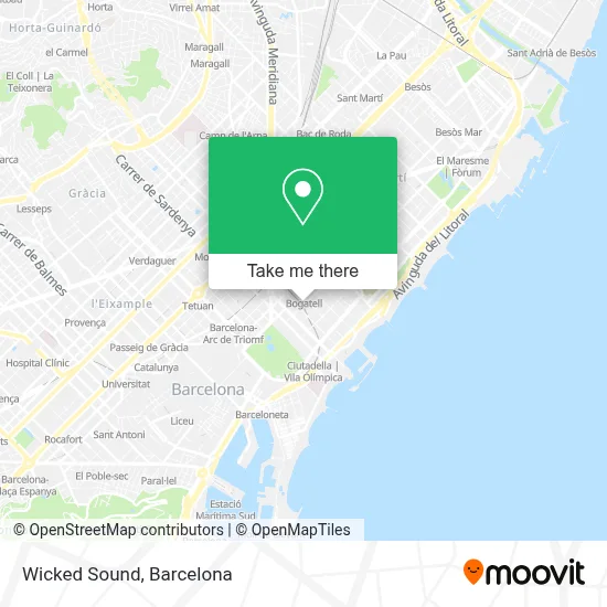Wicked Sound map