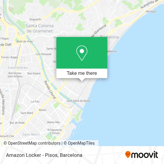Amazon Locker - Pisos map