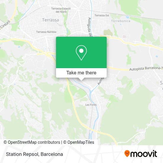 Station Repsol map