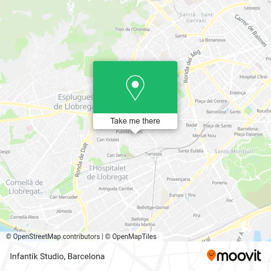 Infantik Studio map