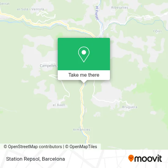 Station Repsol map