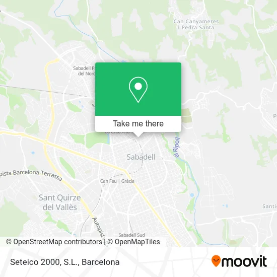 Seteico 2000, S.L. map