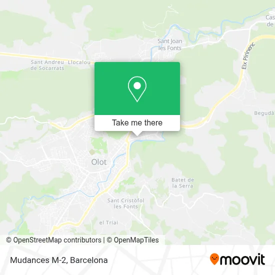 Mudances M-2 map