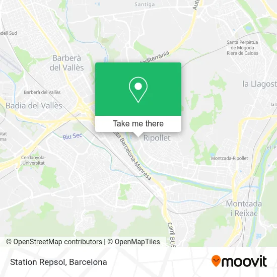 Station Repsol map