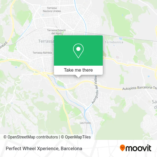 Perfect Wheel Xperience map