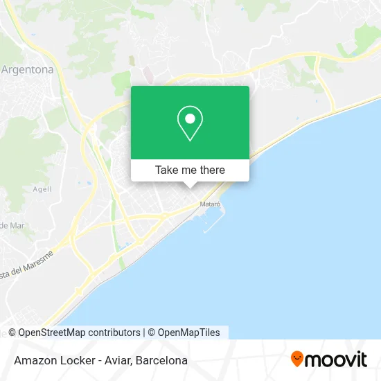 Amazon Locker - Aviar map