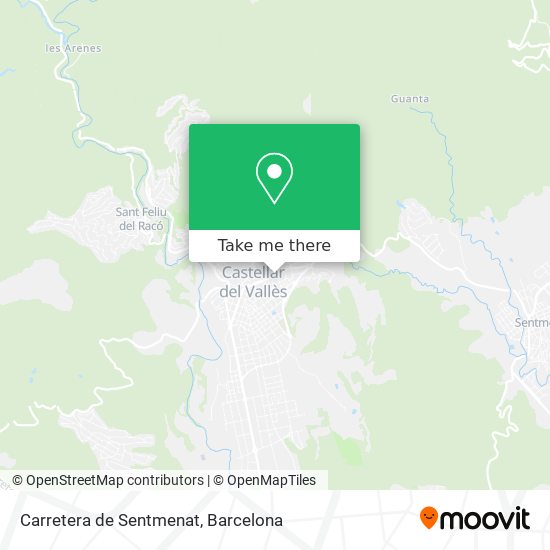 Carretera de Sentmenat map