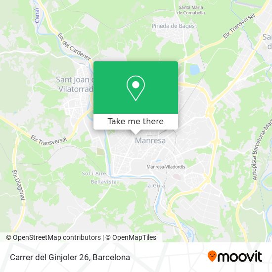 Carrer del Ginjoler 26 map