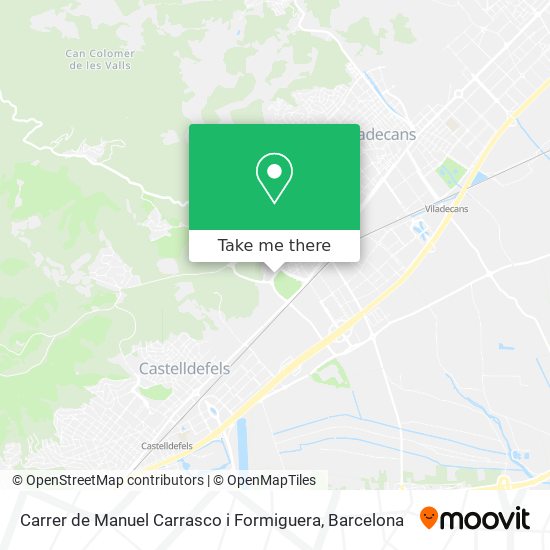 Carrer de Manuel Carrasco i Formiguera map