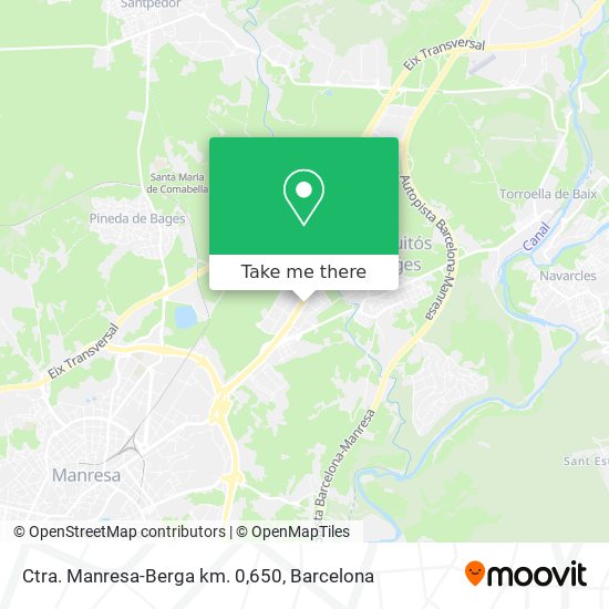 Ctra. Manresa-Berga km. 0,650 map