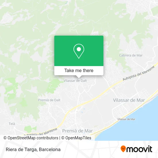 Riera de Targa map