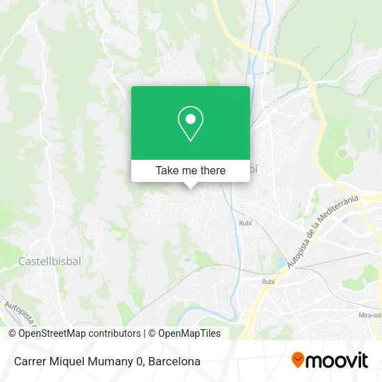 Carrer Miquel Mumany 0 map