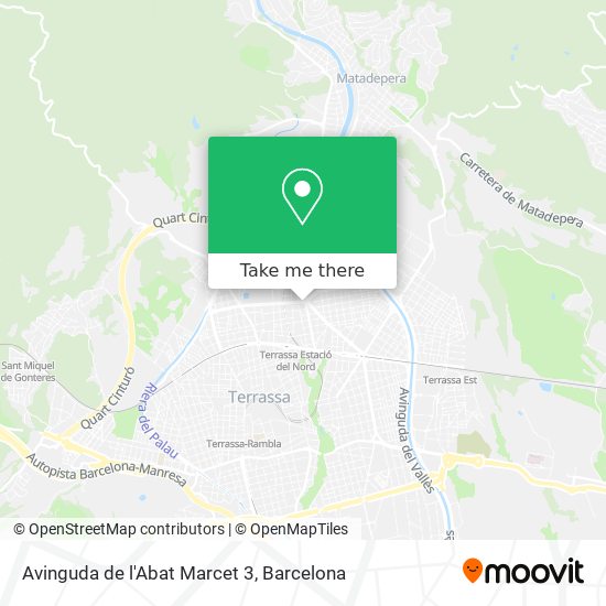 Avinguda de l'Abat Marcet 3 map