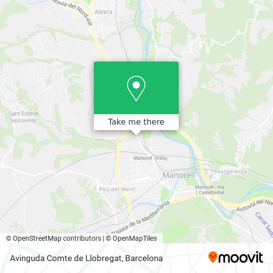 Avinguda Comte de Llobregat map
