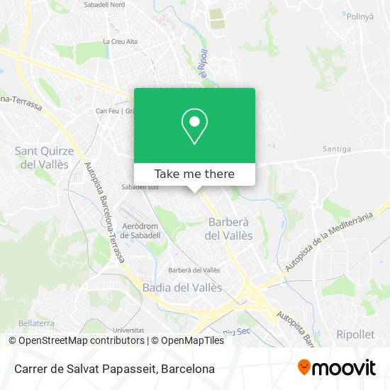 Carrer de Salvat Papasseit map