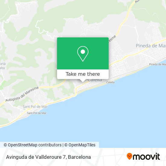 Avinguda de Vallderoure 7 map