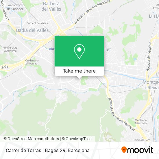 Carrer de Torras i Bages 29 map