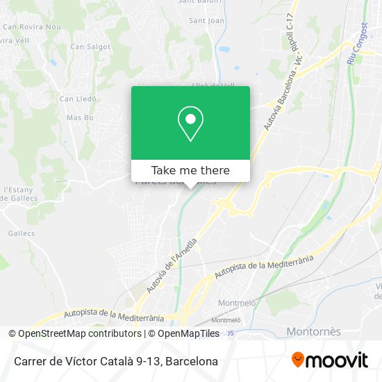 Carrer de Víctor Català 9-13 map