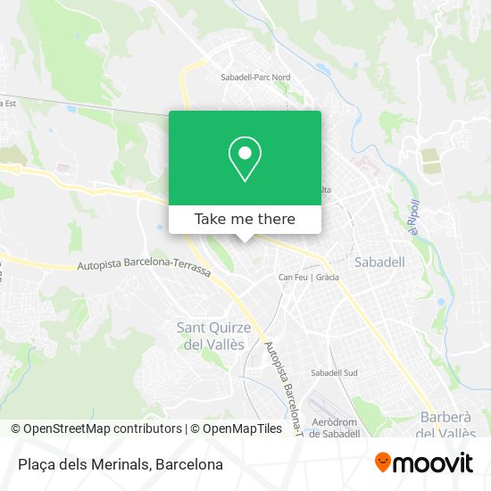 Plaça dels Merinals map