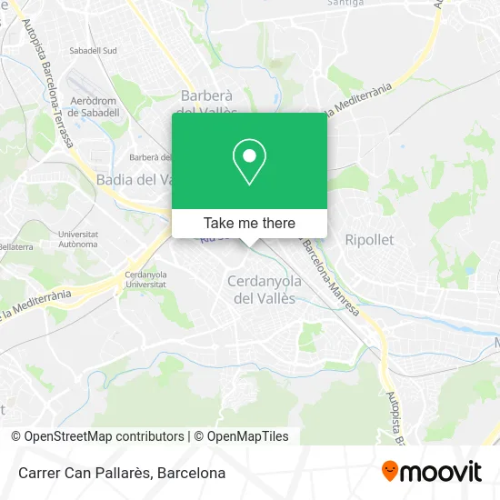 Carrer Can Pallarès map