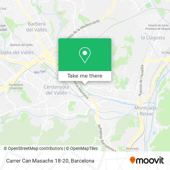 Carrer Can Masachs 18-20 map