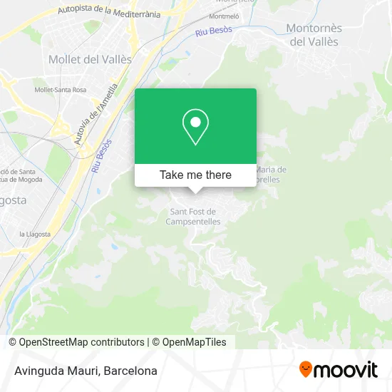 Avinguda Mauri map