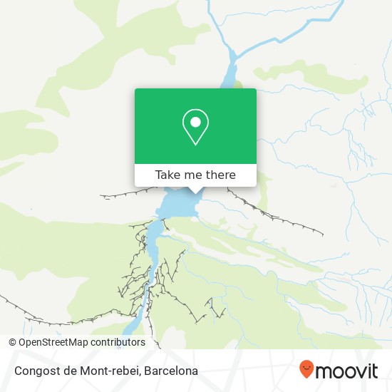 Congost de Mont-rebei map