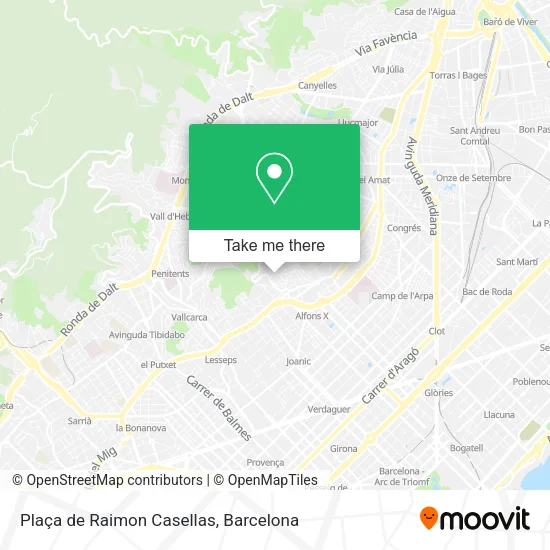 Plaça de Raimon Casellas map
