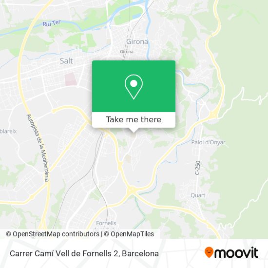 Carrer Camí Vell de Fornells 2 map