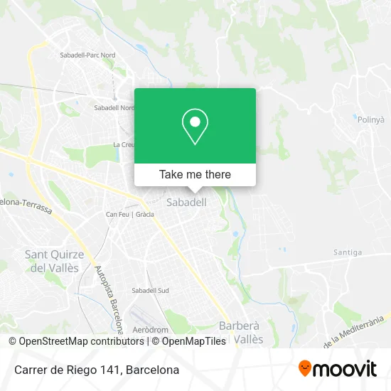 mapa Carrer de Riego 141