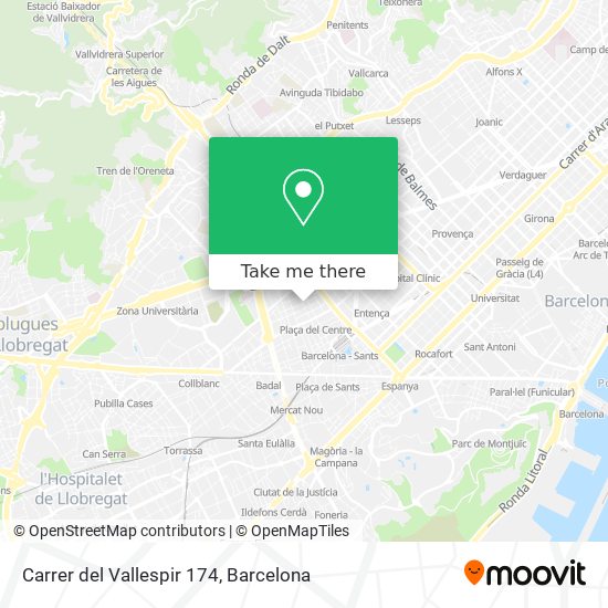Carrer del Vallespir 174 map